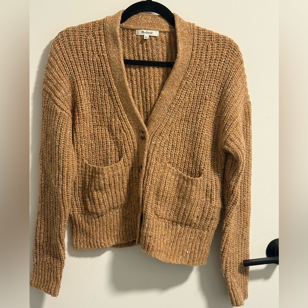 Madewell Tan Women's Cardigan Sweater
